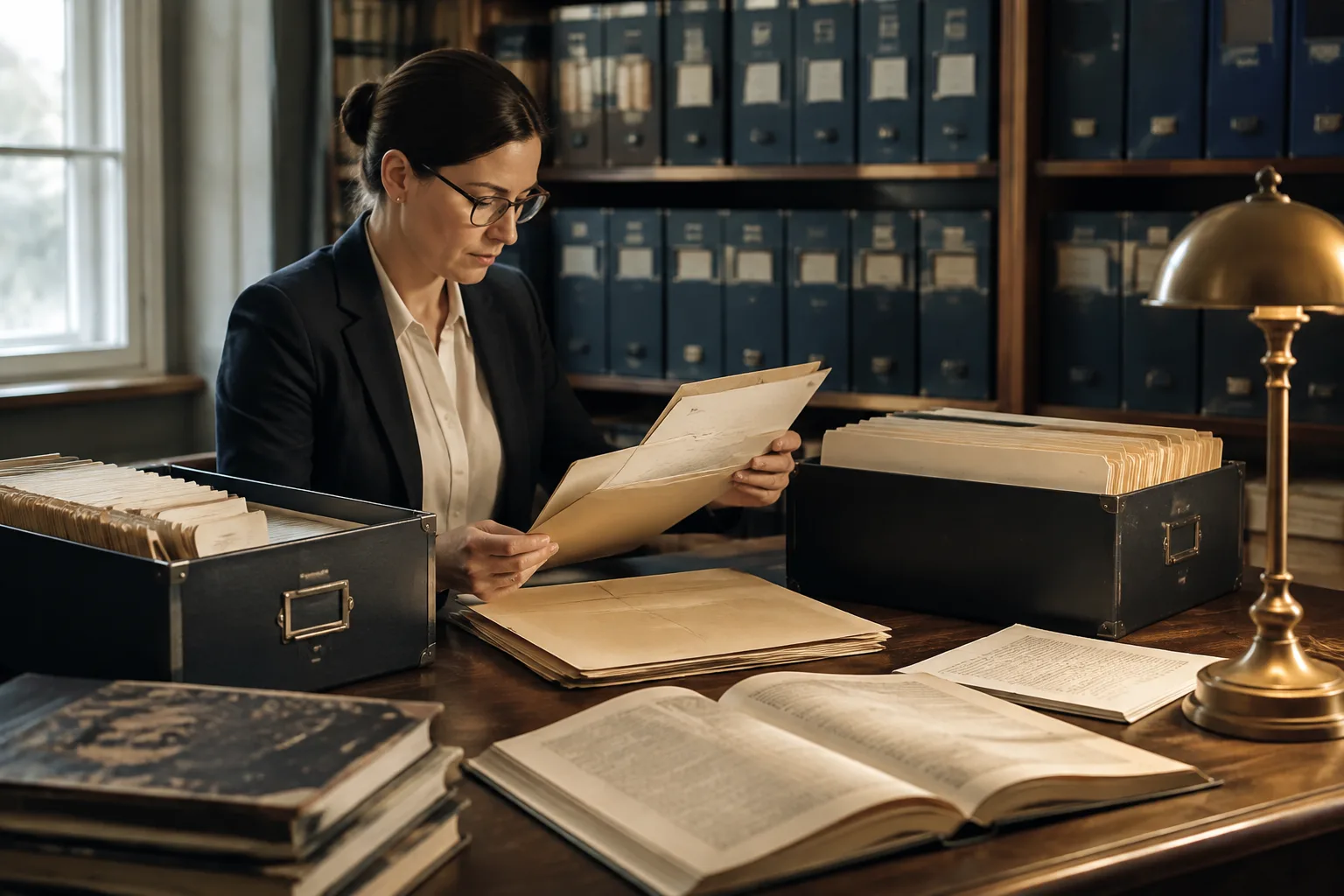 A planner investigates duplicate historical work folders